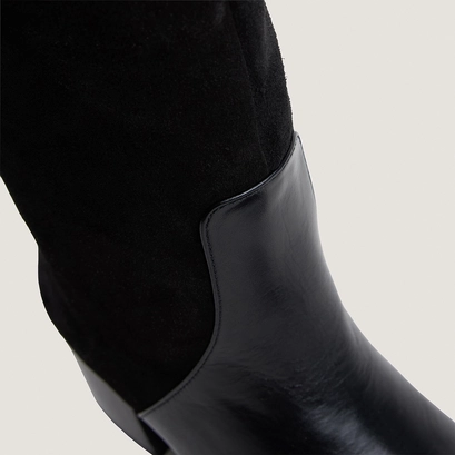 Bottes à bouts pointus noir