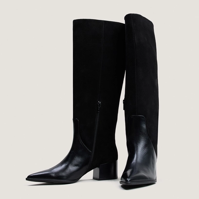 Bottes à bouts pointus noir