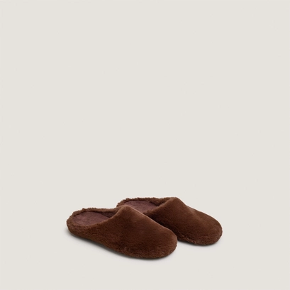 Chaussons en fluffy marron | JUDE | Jonak