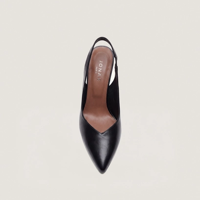 Escarpins slingbacks et à bouts pointus noir