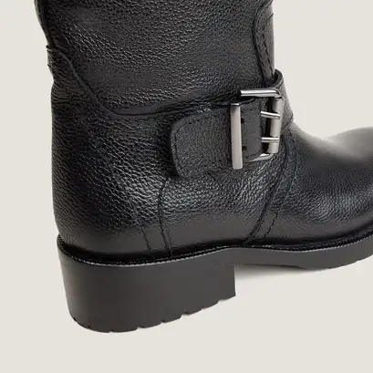 Bottes à bouts ronds noir