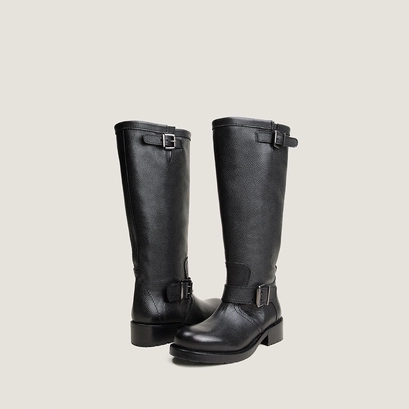 Bottes à bouts ronds noir