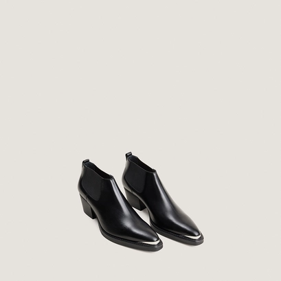 Boots à talon noir