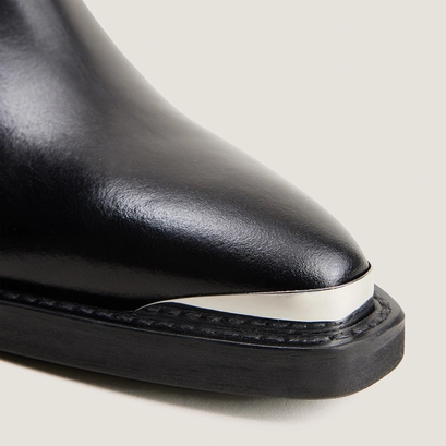 Boots à talon noir