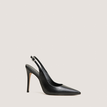 Escarpins slingbacks à bouts pointus noir