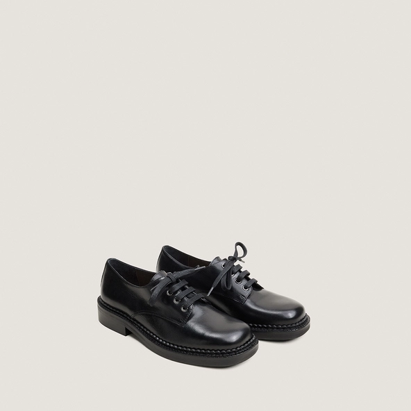Derbies à lacets en cuir noir | DIVONE | Jonak