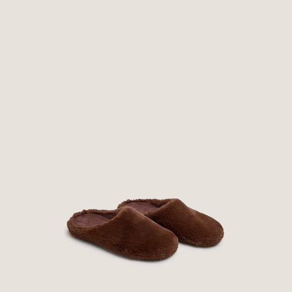 Chaussons en fluffy marron | JUDE | Jonak