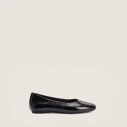 Ballerines à bouts ronds noir