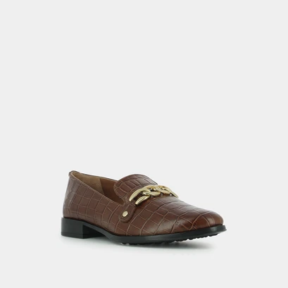 Mocassins en croco cognac | ARTEMAS | Jonak