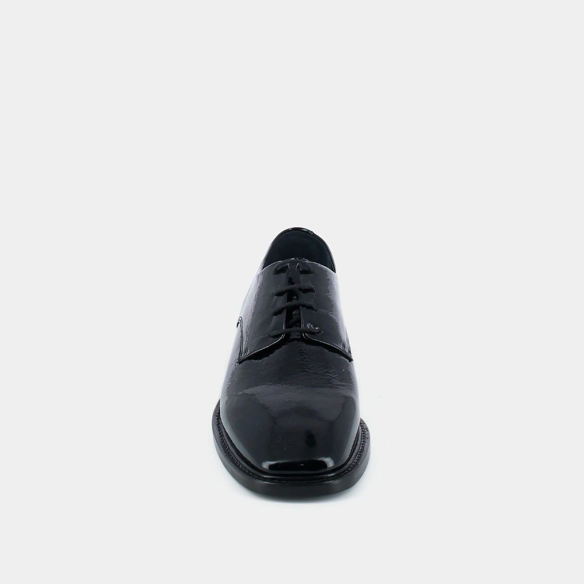 Derbies en cuir plissé noir | DARRECON | Jonak