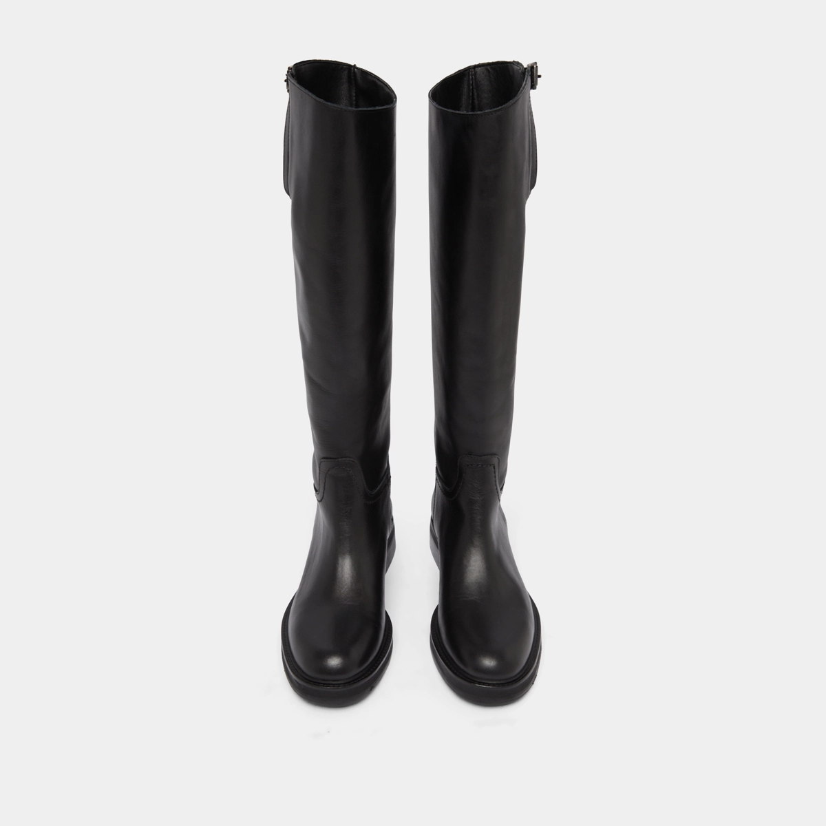 Bottes cavalières en cuir noir | READY | Jonak