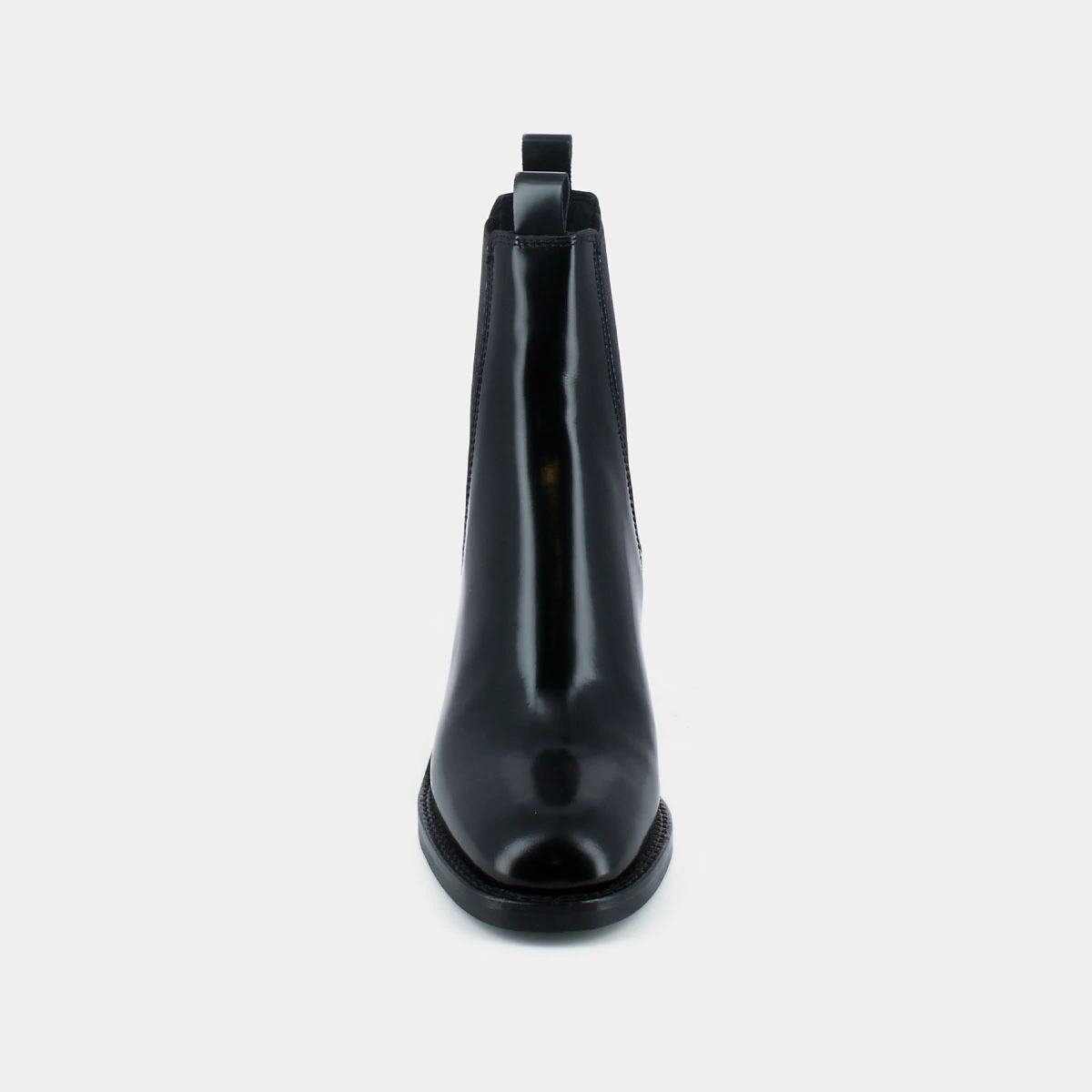 Bottines à talons en cuir noir | BERTILLE | Jonak
