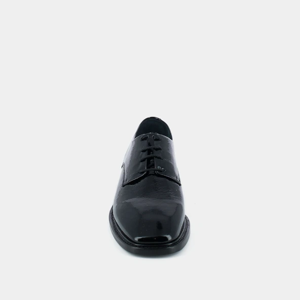 Derbies en cuir plissé noir | DARRECON | Jonak