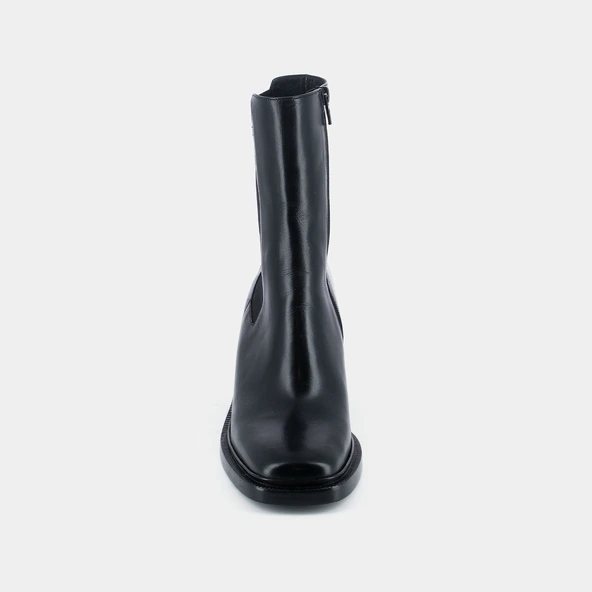 Bottines à talons en cuir noir | DANUBE | Jonak
