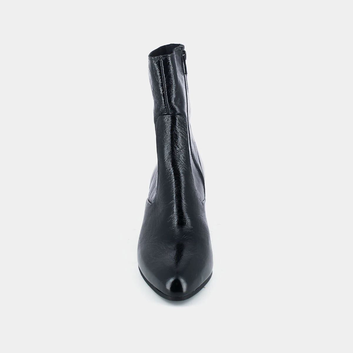 Bottines à talons en cuir vieilli noir | DIDLANEO | Jonak