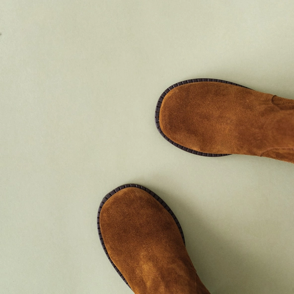 Bottines &agrave; talon en croute cognac | BORABORA | Jonak