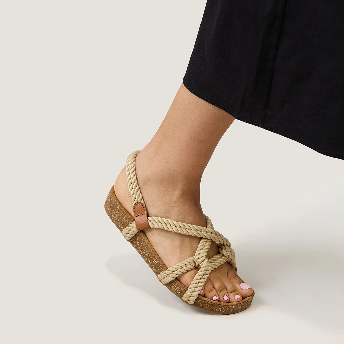 Sandales en corde beige | WILLOW | Jonak