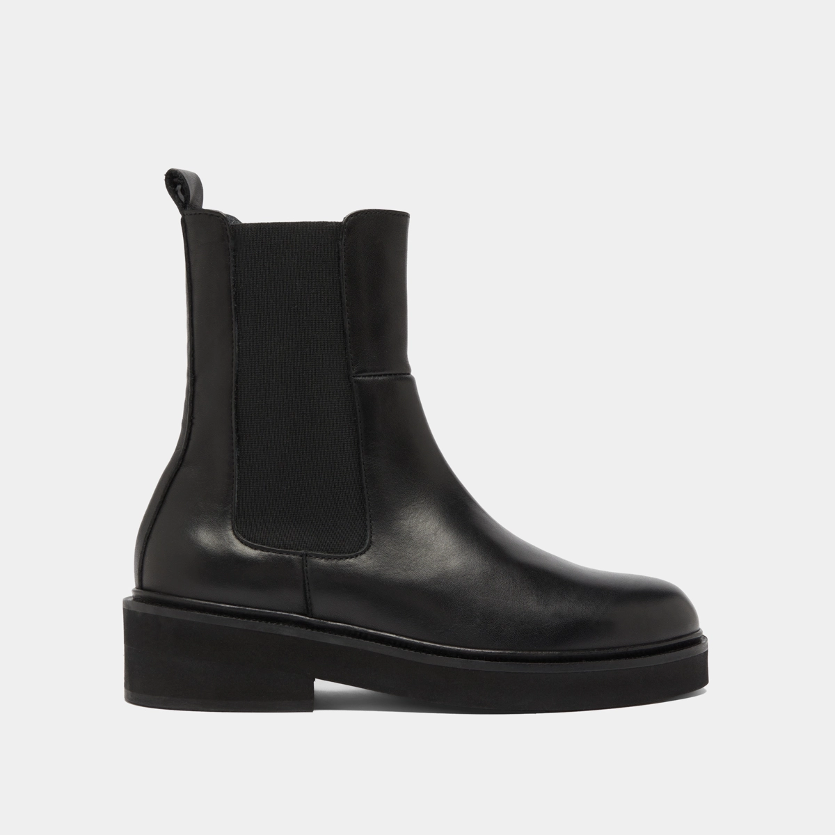 Boots à élastiques en cuir noir | DADO | Jonak