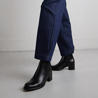 Bottines à talons noir