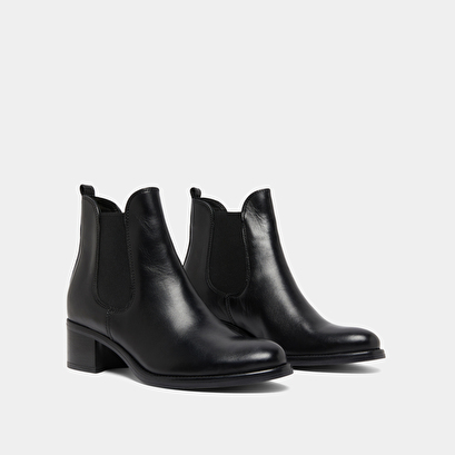 Bottines à talons noir
