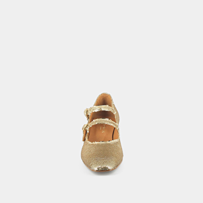 Babies doubles boucles et talons en sequins platine | DOMI | Jonak