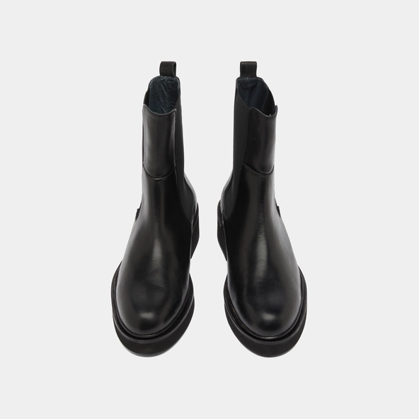 Boots à élastiques en cuir noir | DADO | Jonak