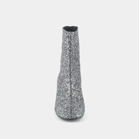 Bottines à talons en glitter anthracite | BENONIE | Jonak