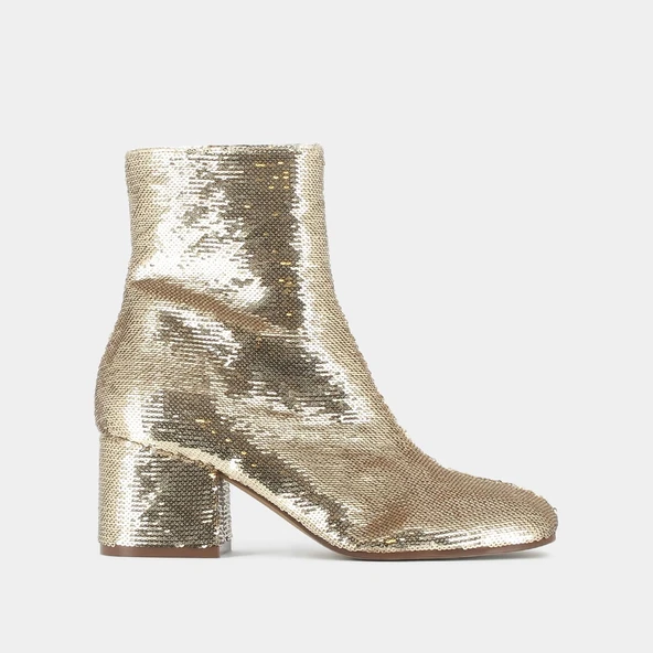 Bottines à talons en sequins platine | DARLENE | Jonak