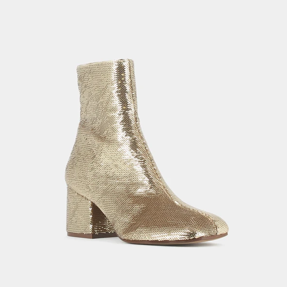Bottines à talons en sequins platine | DARLENE | Jonak