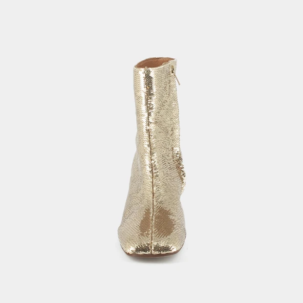 Bottines à talons en sequins platine | DARLENE | Jonak