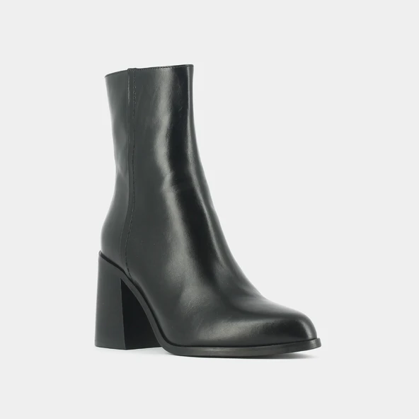 Bottines à talons en cuir noir | DOLOR | Jonak