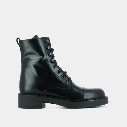 Bottines à lacets noir