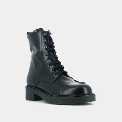 Bottines à lacets noir