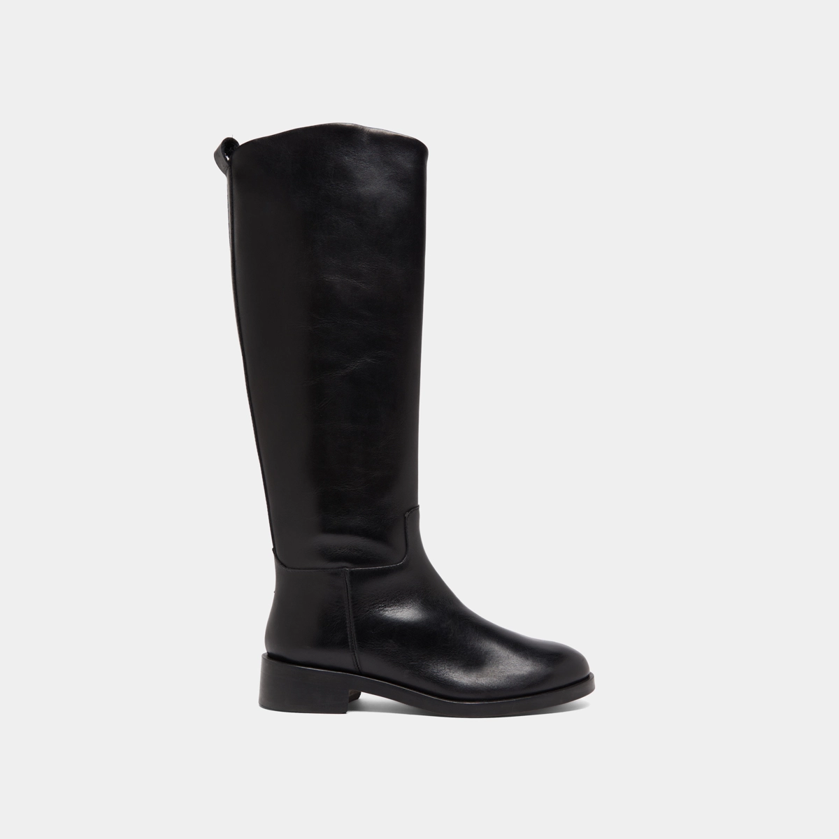 Bottes hautes en cuir noir | MACARON | Jonak