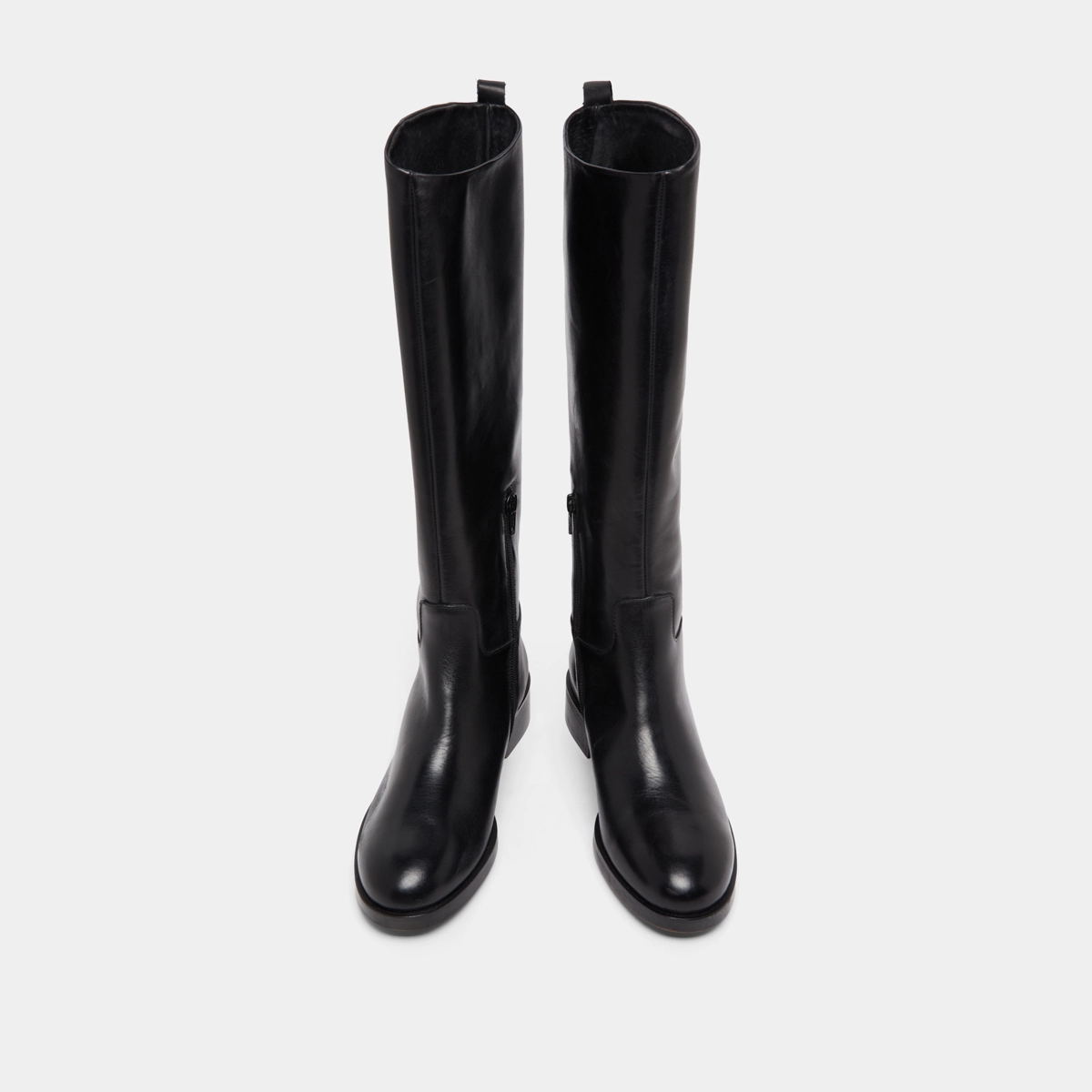 Bottes hautes en cuir noir | MACARON | Jonak