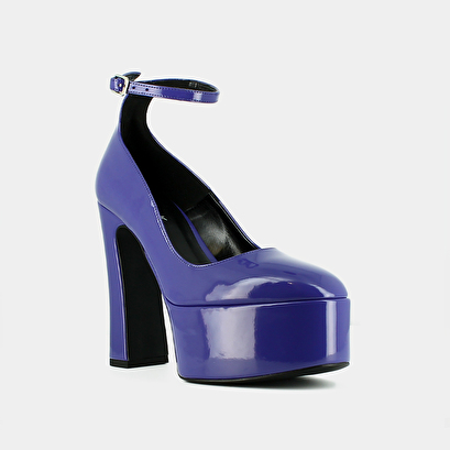 Babies à talons en matière violet vegan | JEANNE | Jonak