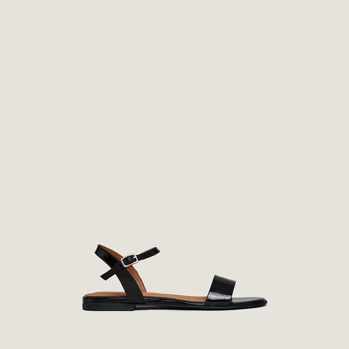 Sandales en vernis noir | WAGRAM | Jonak
