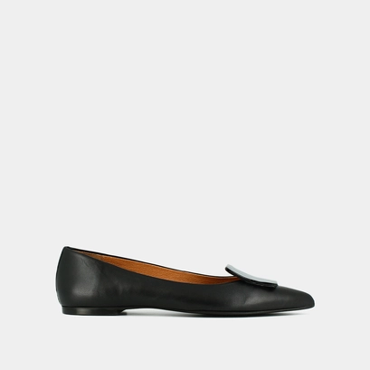 Ballerines à bouts pointus noir