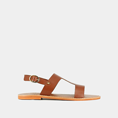 Sandales en cuir cognac | WILLONA | Jonak