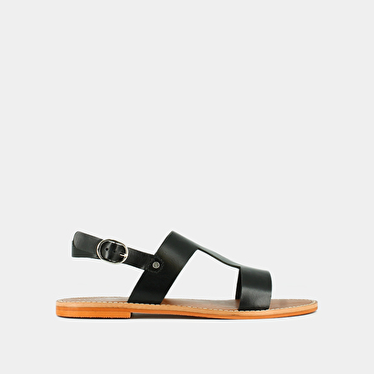 Sandales en cuir noir | WILLONA | Jonak