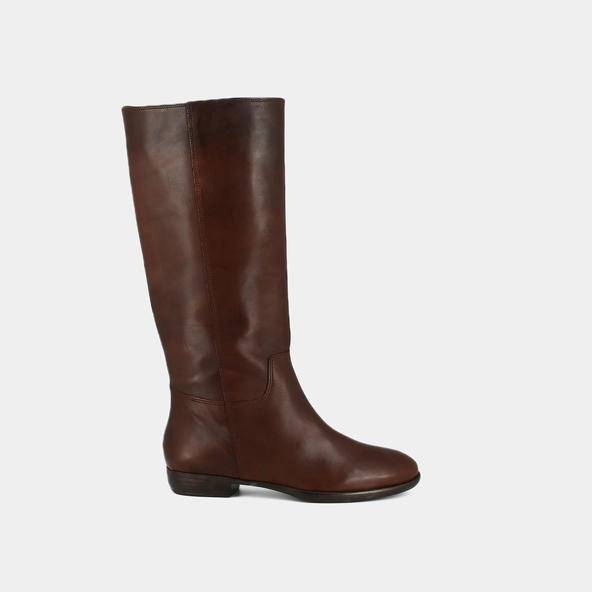Bottes plates en cuir marron | 1137 | Jonak