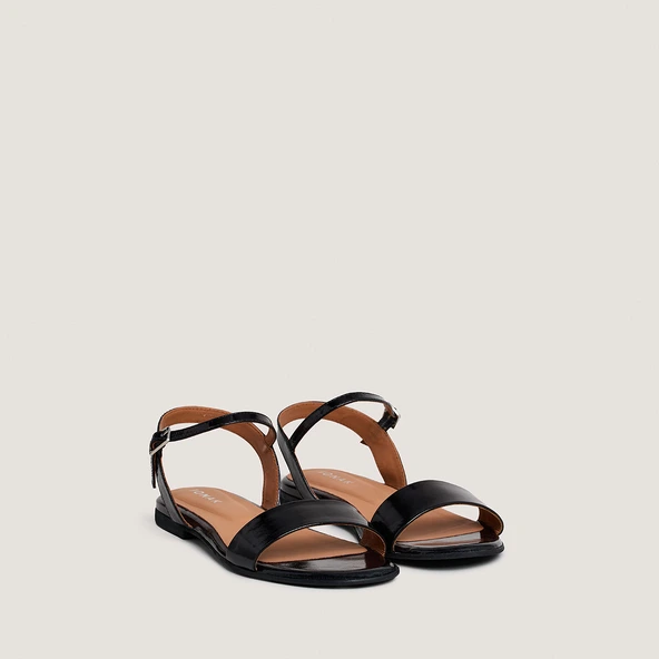 Sandales en vernis noir | WAGRAM | Jonak