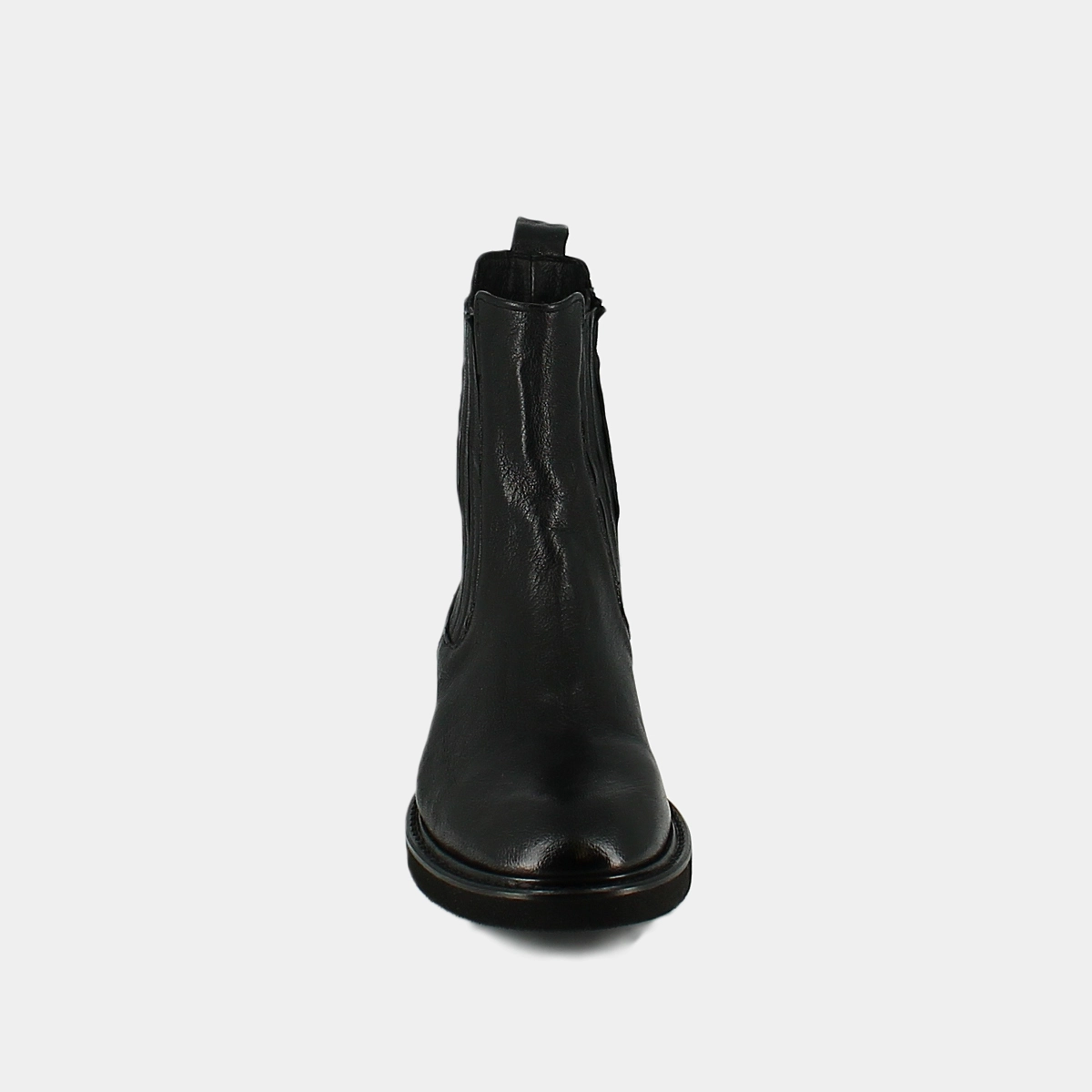 Chelsea boots en cuir vieilli noir | RICK | Jonak