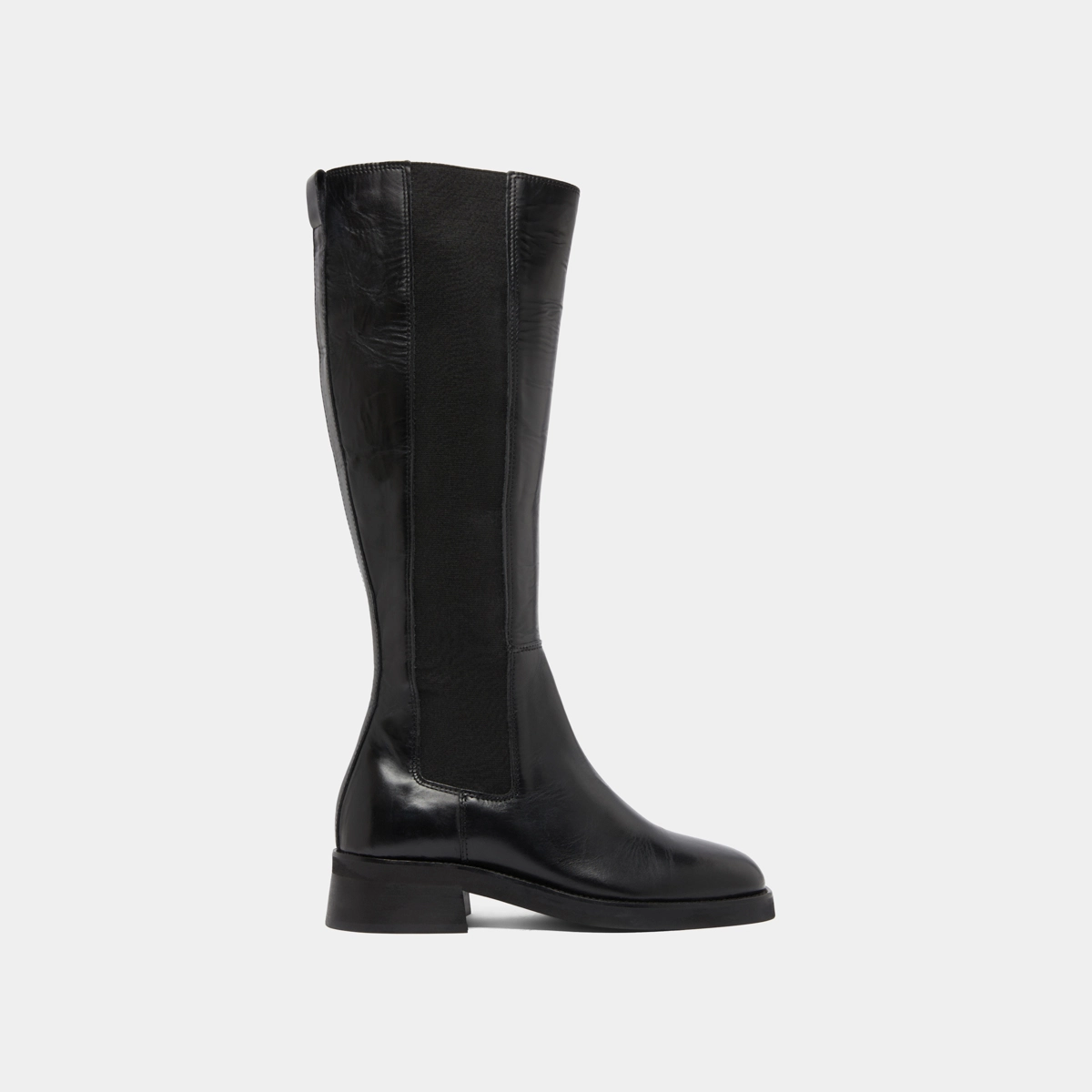 Bottes hautes en cuir noir | PEGGIE | Jonak