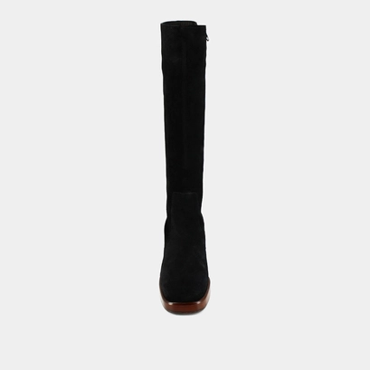 Bottes &agrave; plateformes en croute noir | BETINA | Jonak