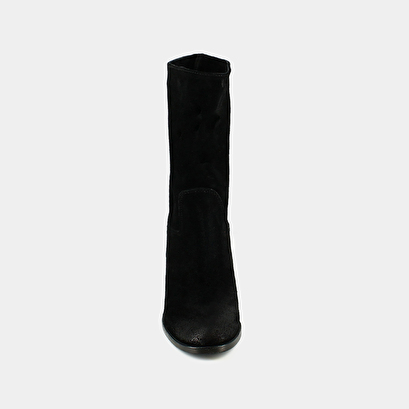 Boots à talons et bouts ovales noir
