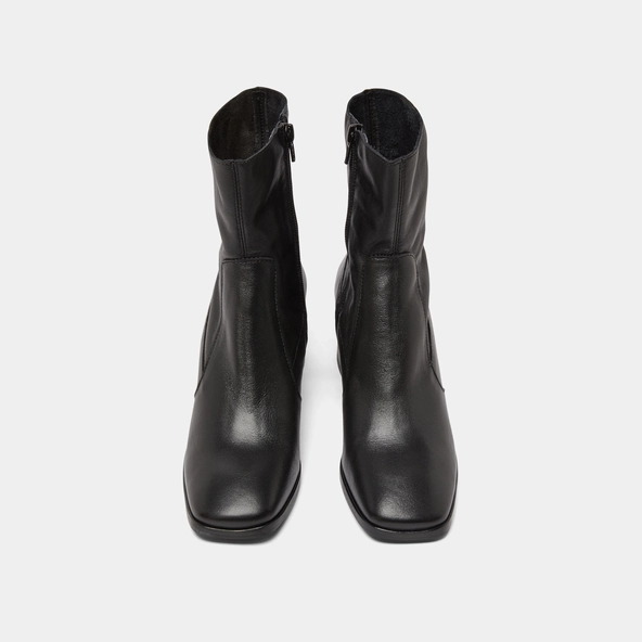 Bottines à bouts ovales en cuir noir | ARGENTAT | Jonak