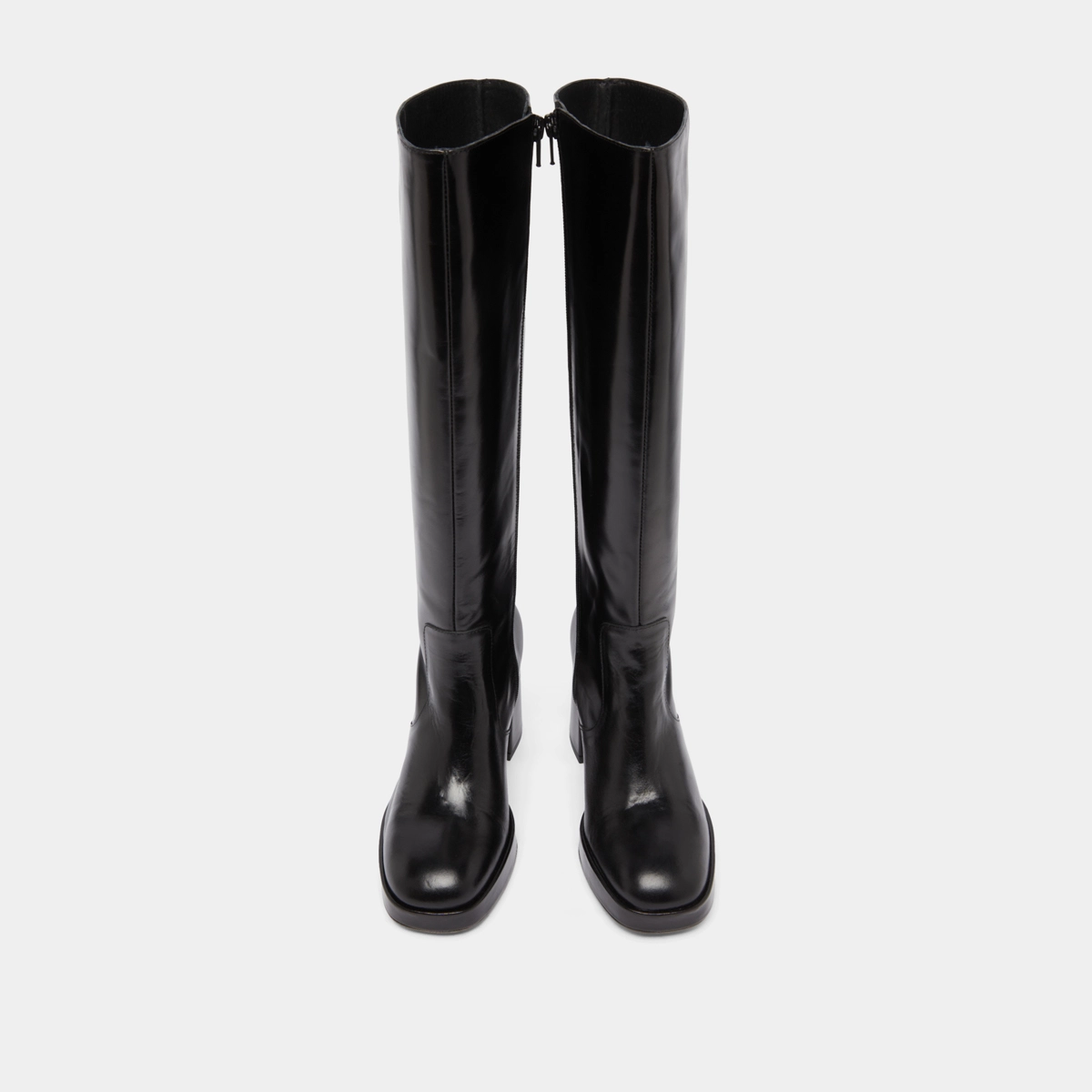 Bottes à plateformes en cuir noir | VENDOME | Jonak