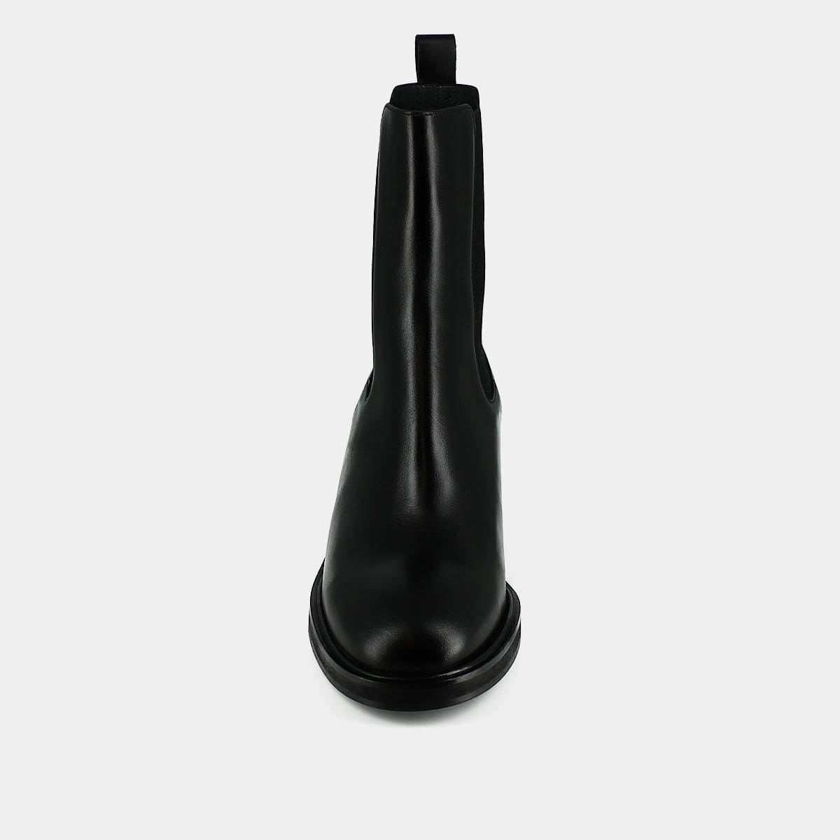 Boots à élastiques en cuir noir | DEMOISELLE | Jonak