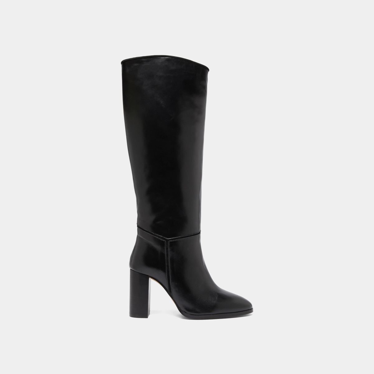 Bottes en cuir et velours noirs | VERSAILLES | Jonak